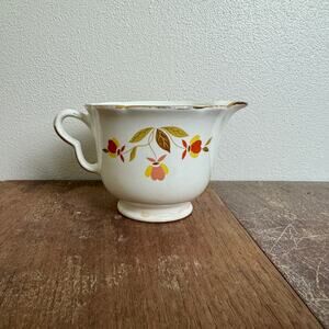 Hall's Superior‎ Kitchenware Mary Dunbar Autumn Leaf Jewel Tea Creamer